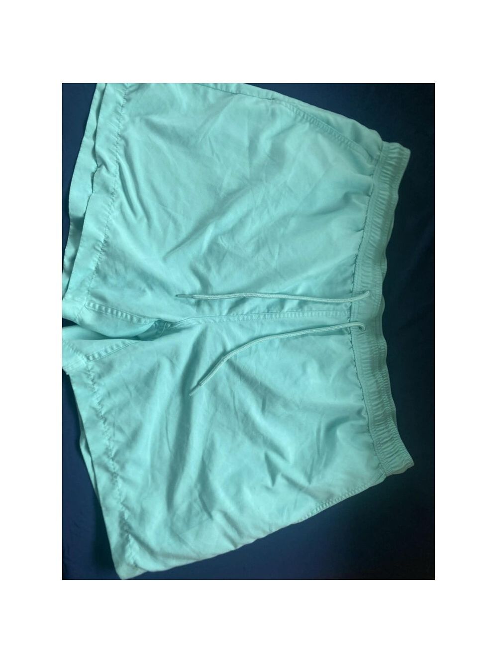 George Men’s Swim Trunks 2XL 44-46 Mint Green Mesh Lined Pockets Beach Shorts
